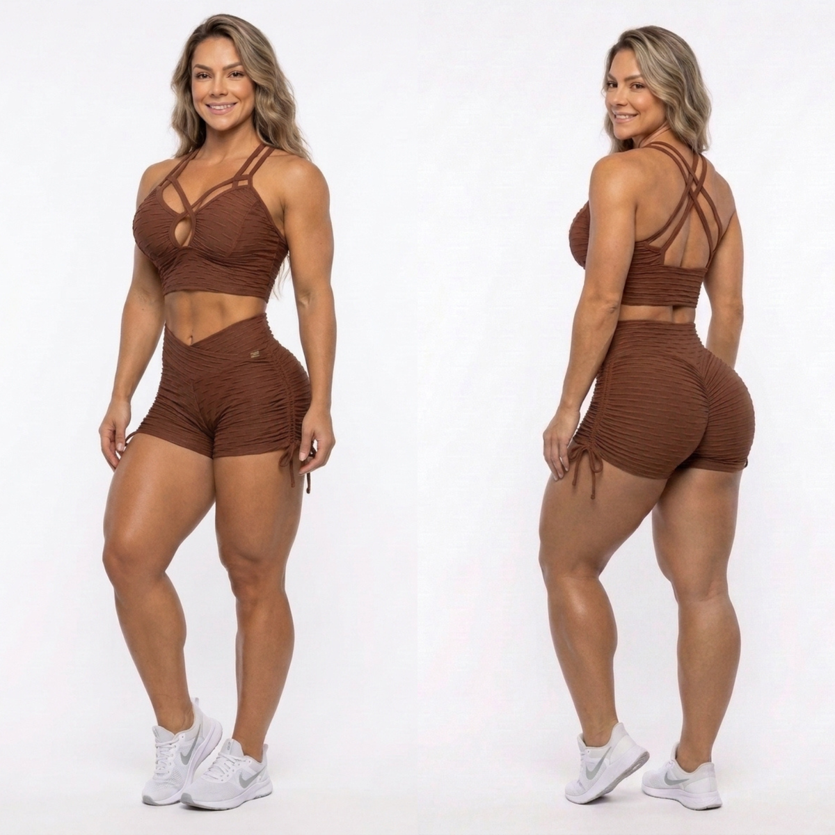 Brown Waves Top - NO RETURN