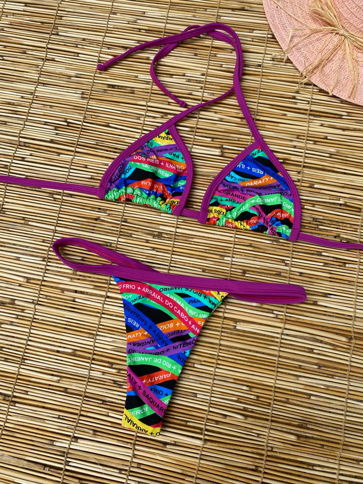 MULTI COLLOR THONGS BIKINI - PROMO